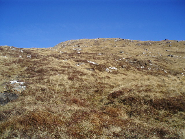 Carn Chuilinn southern top 768 from Glen Tarff's upper slopes