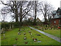 All Saints, Hordle: church path