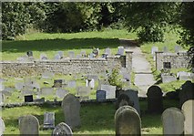 SK2474 : All Saints Church Graveyard, Curbar Hill, Curbar - 6 by Terry Robinson