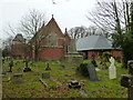 All Saints, Hordle: from the rear