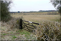 SP3824 : Farmland near Cleveley by Graham Horn