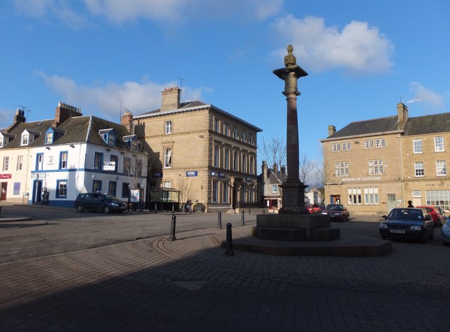 Mercat Cross and Town Square, Duns