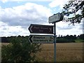 SE3061 : Signpost on Brearton Lane by Dave Hunt