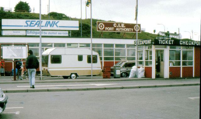 Ferry offices, Rosslare harbour (1988-2)