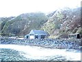 Boat house with slipway