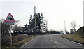 A470 at road junction in Talerddig