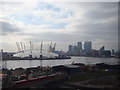 View of the O2 and Canary Wharf from the Emirates Air Line #2