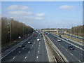 The M6 northbound near Warrington