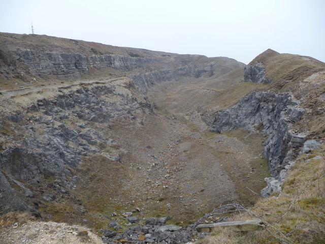 Tyla Quarry on Gilwern Hill