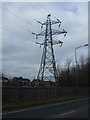 Pylon beside the A579