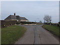 NT9444 : Road junction east of Felkington village by Barbara Carr