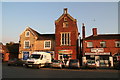 Wragby Market Square: traditional buildings