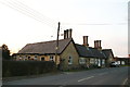 Cottages on the B1202 northwards out of Wragby