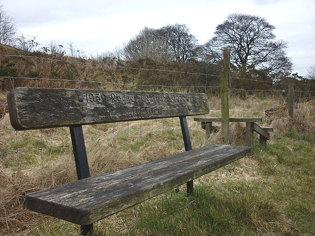 Another memorial bench by the Lune