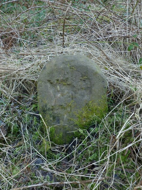 Dumbarton Rock: War Department boundary stone no. 4