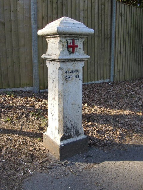 City Corporation Coal Tax Post, at the junction of Sandy Lane and Copsem Lane