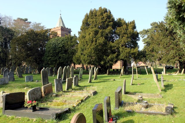 The Churchyard of St Mary's Church, Dodleston