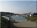 Marina slipway by the River Arun