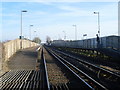 View from the foot crossing at Teynham station