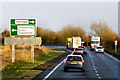 Eastbound A75 near Dornock