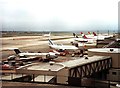 TQ2841 : South Terminal, Gatwick Airport 1988 by nick macneill