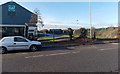 Eddie Stobart vehicles at the north edge of the Hasbro  Distribution Centre, Newport