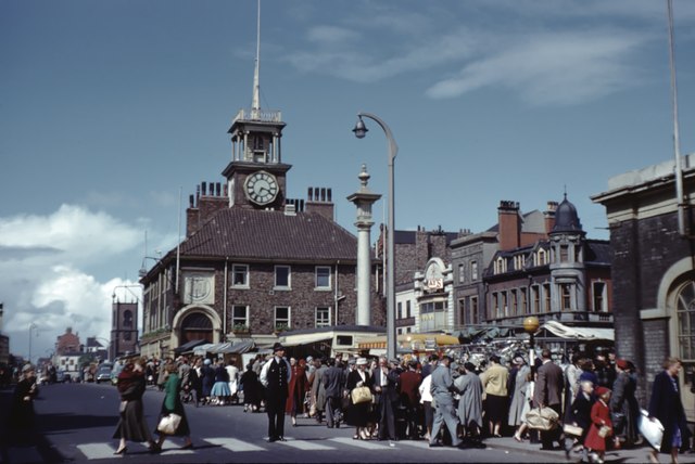 1959 Stockton High Street Market