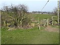 Footpath gate near Firth House