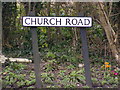 Church Road sign