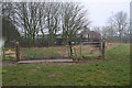 Entrance to the bridleway to the A18 from Autby