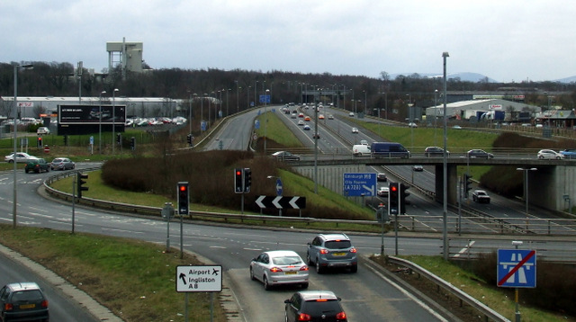 Newbridge roundabout © Thomas Nugent cc-by-sa/2.0 :: Geograph Britain ...