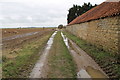 Track and Footpath at Grange Farm