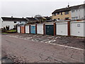 ST2894 : Lock-up garages, Waun Road, Cwmbran by Jaggery