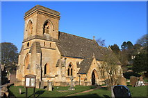 SP0933 : Church of St Barnabas in Snowshill by Roger Davies