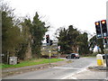 Weybridge Road at the junction of Link Road, Addlestone