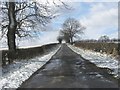 Douglas Lane westwards towards the A68