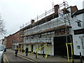 Scaffolding on a building in South Bar Street