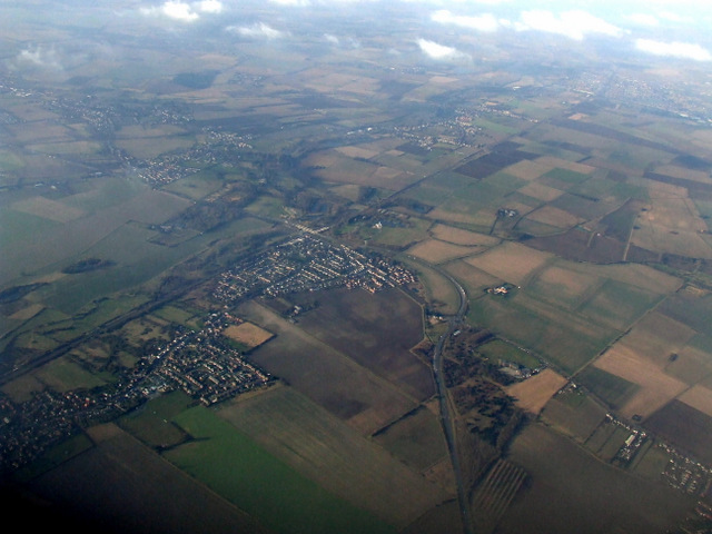 Arlesey from the air