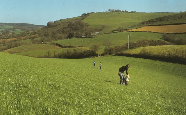 Field path to Doddiscombsleigh