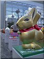 SJ8398 : Gold Bunny and Easter Eggs, Exchange Square by David Dixon