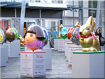 SJ8398 : Easter Eggs, Exchange Square by David Dixon
