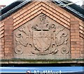 SJ9397 : Coat of Arms above the NatWest Bank by Gerald England