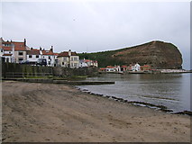 NZ7818 : Staithes sea front by Richard Hoare