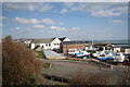 Lyme Regis car park and Boatbuilding Academy