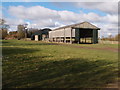 Farm buildings near Yardley Hall