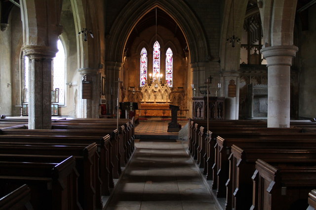 Interior, St Mary's church, Marston © J.HannanBriggs