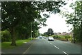 Lancaster Lane approaching the junction with Lancaster Avenue