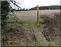 Footpath across the fields to Dan