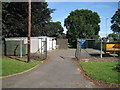 Garages and containers, Witton Cemetery B23