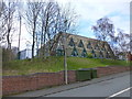 Unusual and attractive housing seen from Brook Street, Wordsley